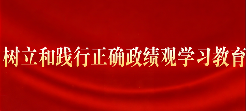 树立和践行正确政绩观学习教育
